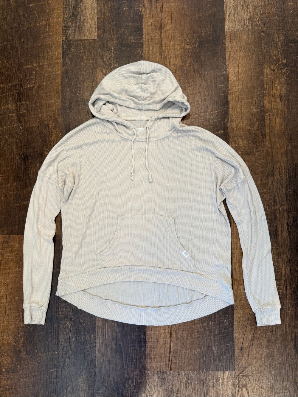 Victoria’s Secret supermodel essentials lightweight thermal light grey hoodie